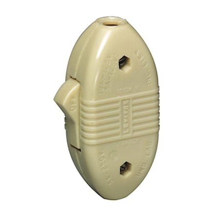 Leviton Leviton Mfg Ivory Heavy Duty Inline Cord Switches LE310669